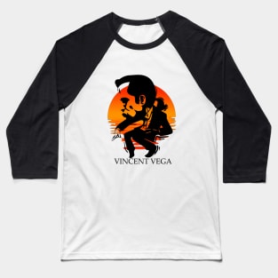 Vincent Vega - Pulp Fiction Baseball T-Shirt